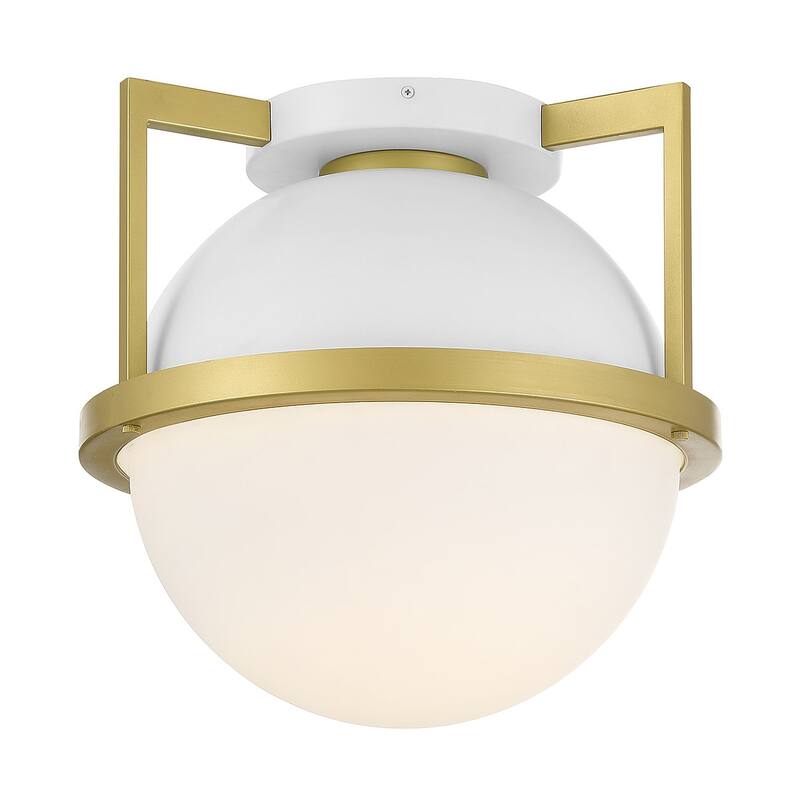 Savoy House 6-4602-1 Carlysle 15" Wide Flush Mount Globe Ceiling