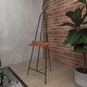 preview thumbnail 9 of 24, Black Iron Metal Modern Industrial Art Portrait Display Floor Easel