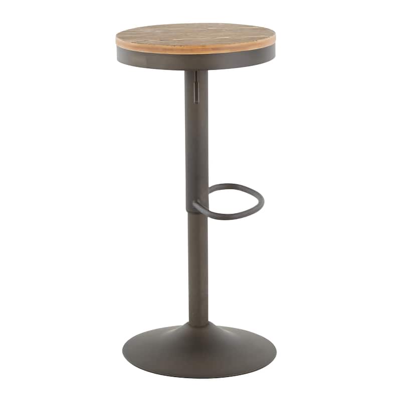 Carbon Loft Goddard Industrial Adjustable Bar Stool (Set of 2)