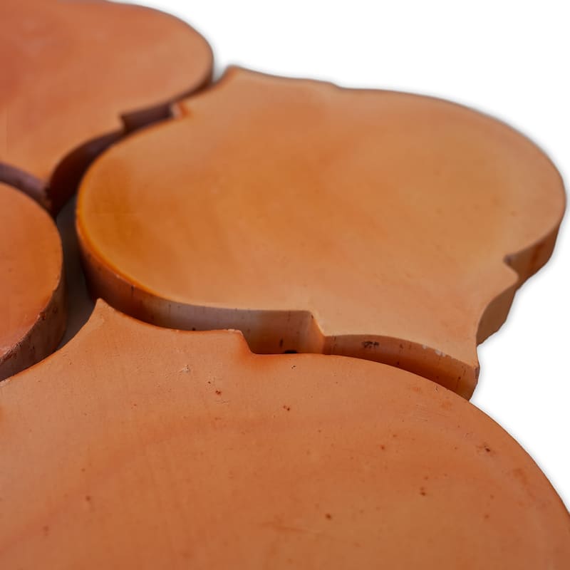 Natural Terracotta Arabesque, 8"x8.5" tile