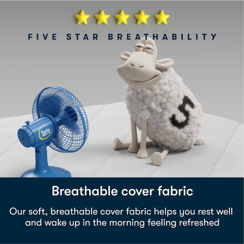 Serta Five Star Mattress Sleep to Go 12" Plush Pillow Top Mattress in a Box