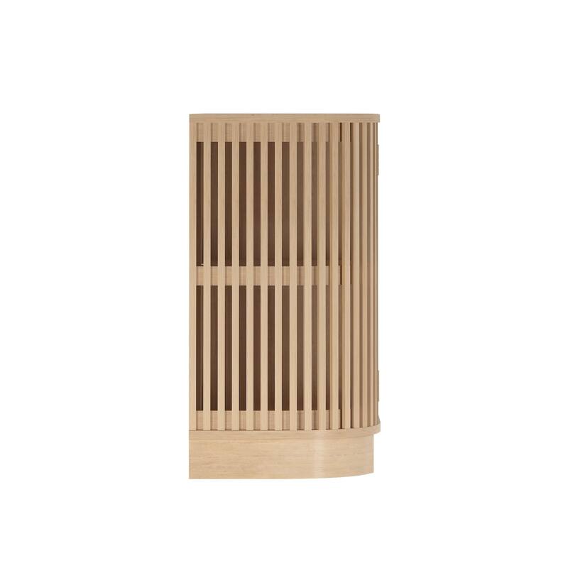 Plank and Beam Contour 2-Door Sideboard/TV Stand with Shelf