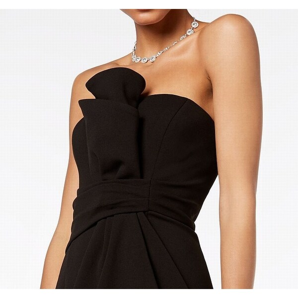 strapless bow dress