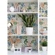 preview thumbnail 2 of 7, Disney Princess Blue Watercolor Floral Peel and Stick Wallpaper by RoomMates