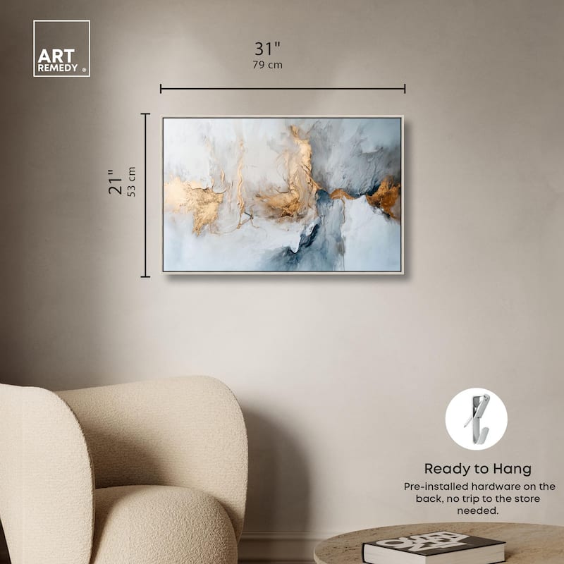 Canvas of Golden Shades Canvas by Art Remedy