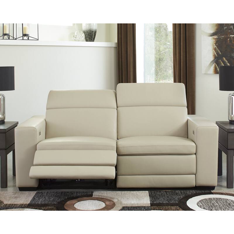 Signature Design by Ashley Texline 3-Piece Power Reclining Loveseat - 82" W x 43" D x 32.25" H
