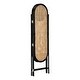 preview thumbnail 2 of 7, OROA Lalita Black Rattan 3-Panel Room Divider
