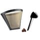 preview thumbnail 1 of 2, Replacement Permanent Coffee filter Cuisinart GTF-4 Gold Tone Filter for DCC-450 Coffee Maker with Large Coffee Scoop