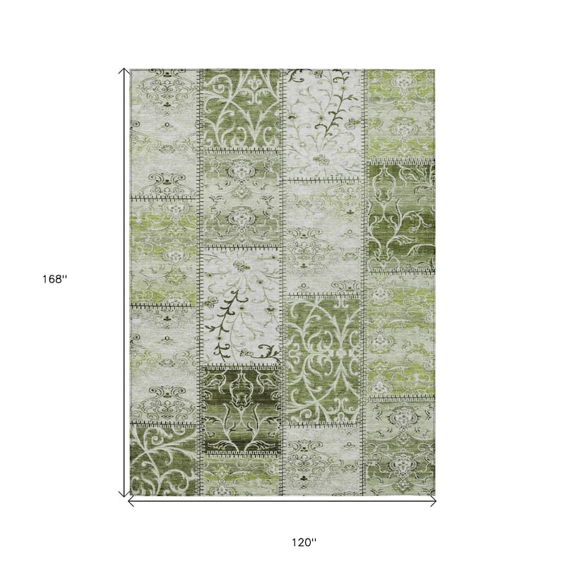 Nara Patchwork Weather Resistant Classic Meets Modern Outdoor Rug
