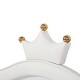 preview thumbnail 17 of 68, Upholstered Princess Bed Cute Kids Crown Headboard Platform Bed