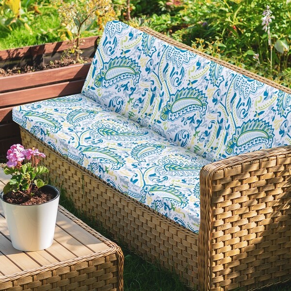 6 Pcs Outdoor Cushion Covers 23x25x4 Patio Cushions Covers Replacement Waterproof with Zipper Covers Only On Sale Bed Bath Beyond 39381638