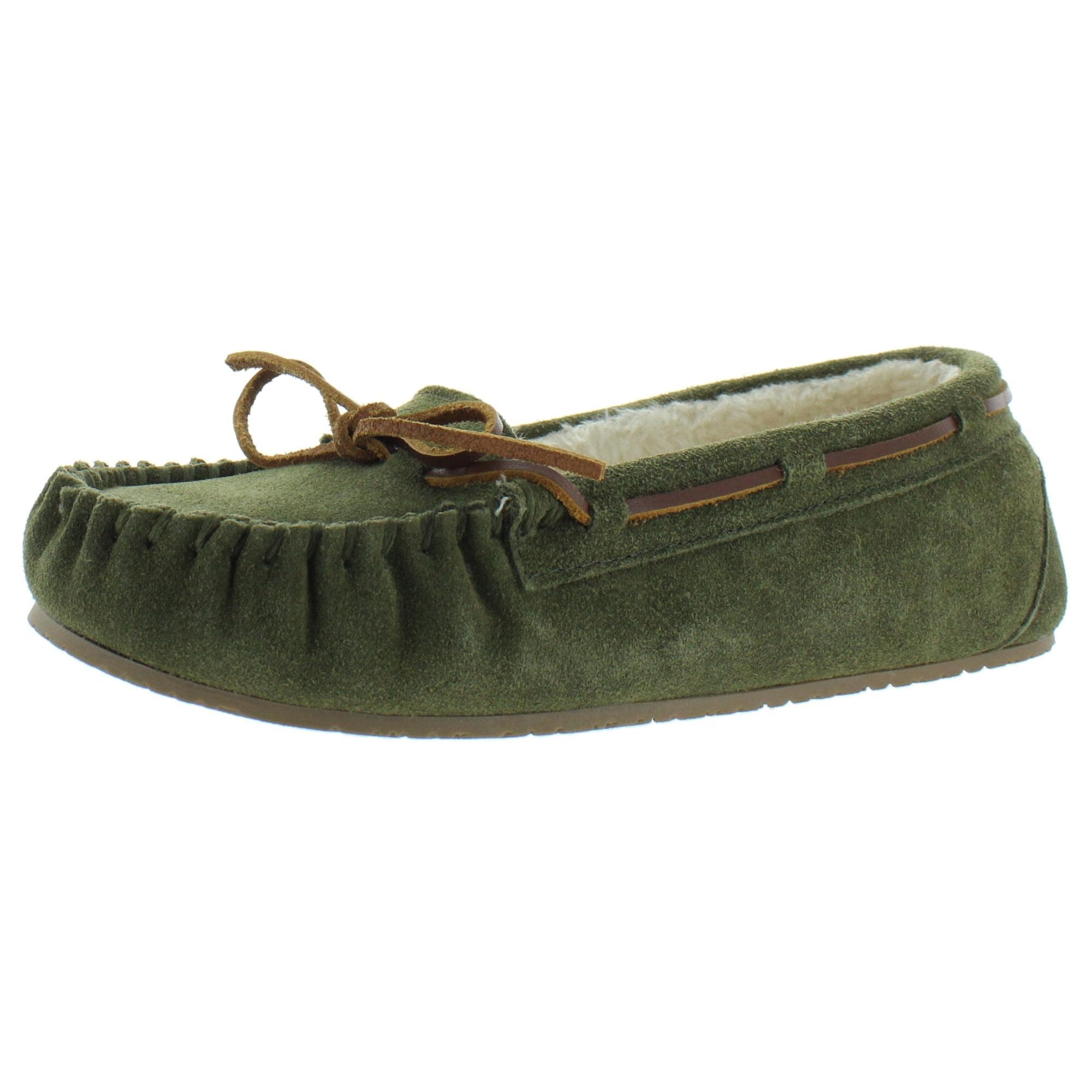 moccasin type slippers