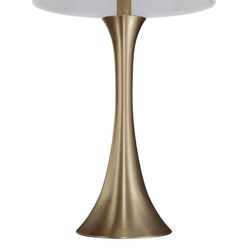 Porch & Den Bakkom 24" Metal Table Lamp (Set of 2)