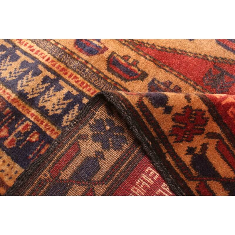 ECARPETGALLERY Hand-knotted Teimani Brown Wool Rug - 2'9 x 4'3