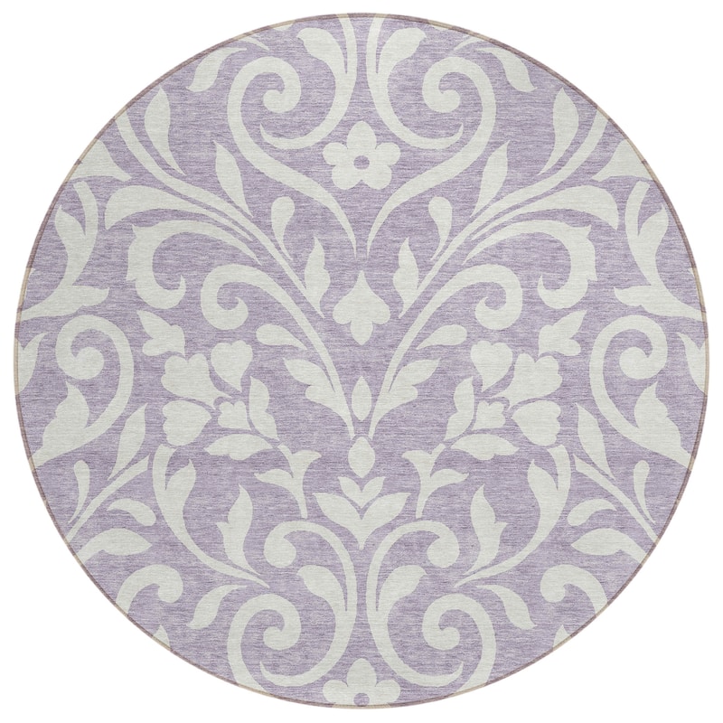 Machine Washable Indoor/ Outdoor Chantille Traditional Elegant Rug