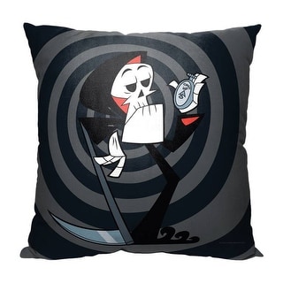 Cartoon Network Billy And Mandy Times Up 18 Inch Throw Pillow - Bed ...