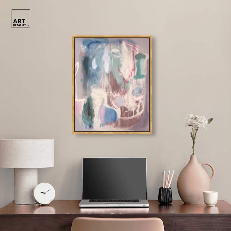 Silk and Satin I Canvas by Art Remedy