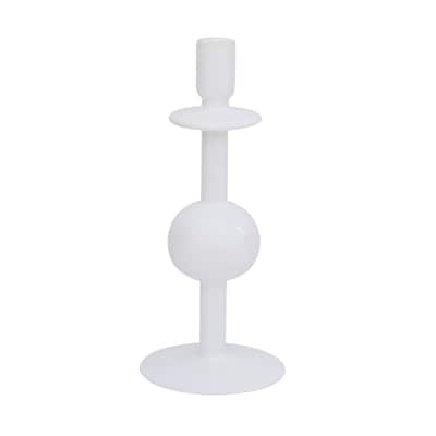 Candle Holder Recycled Glass Bulb-ST - White Co
