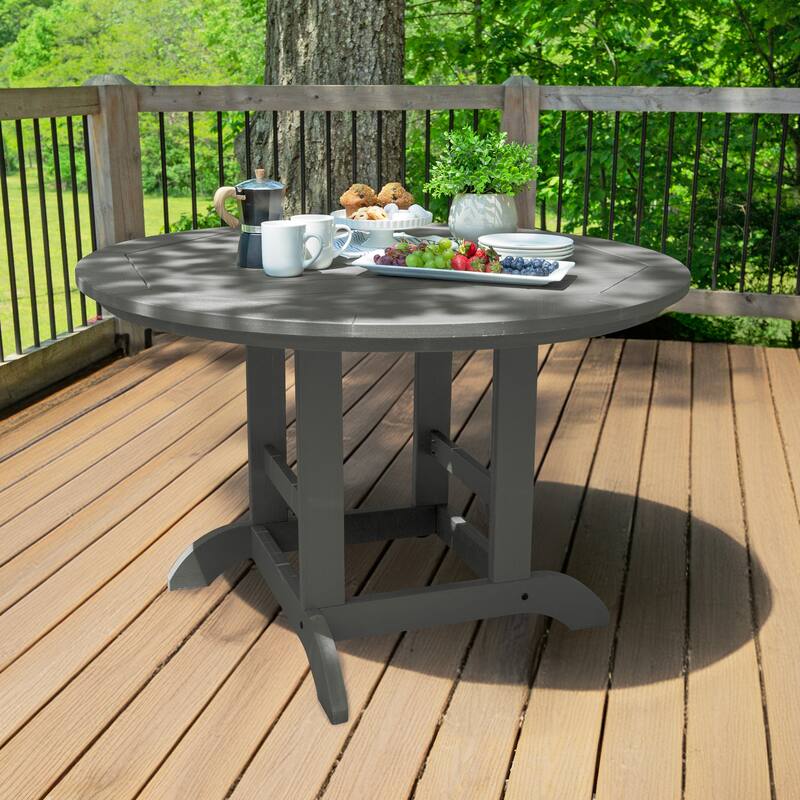 HIGHWOOD 48" Round Dining Height Outdoor Table