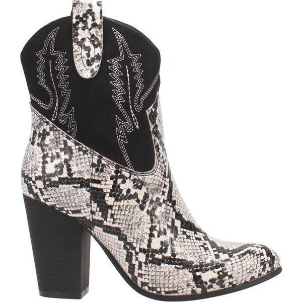 Code West Slayer Snake Round Toe Womens Western Cowboy Boots. Opens flyout.
