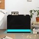 preview thumbnail 6 of 13, 2-Drawers LED Modern Nightstand Bedside End Table Stand USB Charge