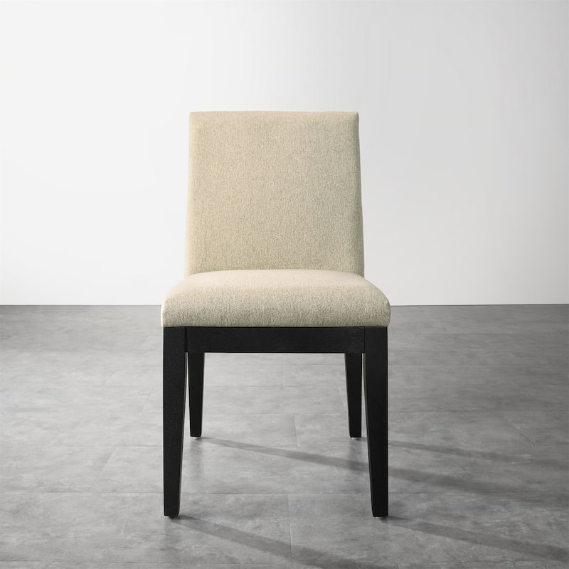 Contemporary Solid Wood Dining Chairs Set of 2