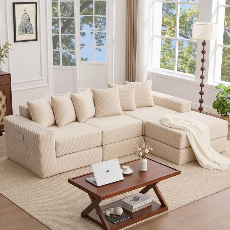 10-in-1 Convertible Sofa Sectional