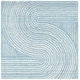 preview thumbnail 41 of 49, SAFAVIEH Handmade Southampton Catena Abstract Wool Rug 4' Square - Blue