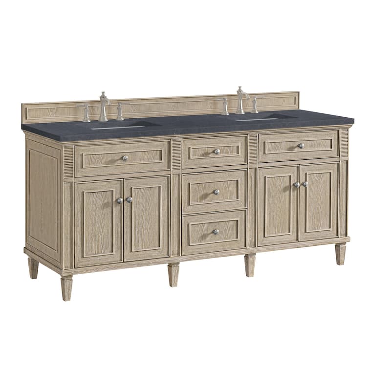 James Martin Vanities 424-V72-3CSP Lorelai 72" Double Basin Wood