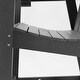 preview thumbnail 19 of 38, Tall Adirondack Chairs Set of 2 with handrails and connecting plates - 28.3"L x 22.6"W x 48.8"H