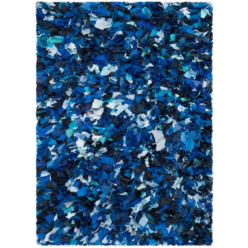 SAFAVIEH Handmade Rio Shag Chihoko 3.5-inch Extra Thick Decorative Rug