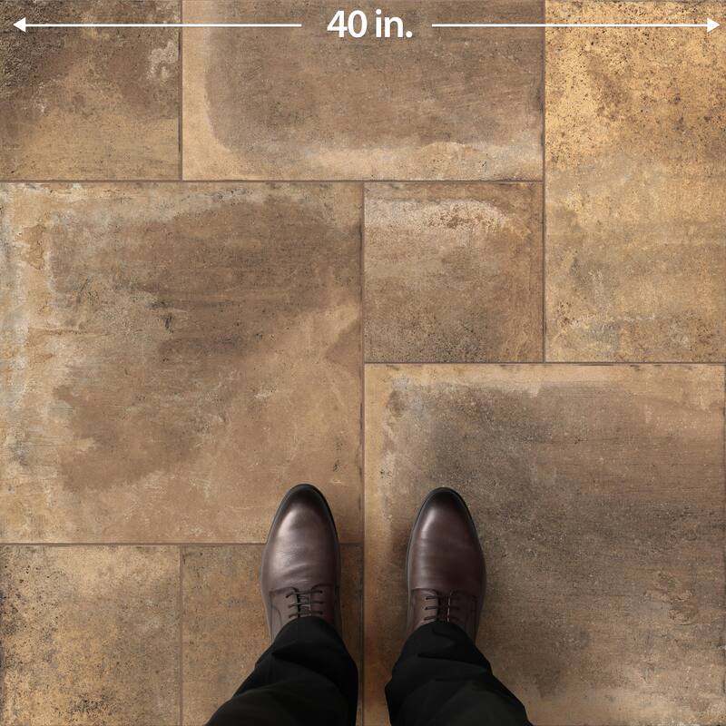 Merola Tile Adobe Terra Modular 39-3/8" x 39-3/8" Porcelain Floor and Wall Tile
