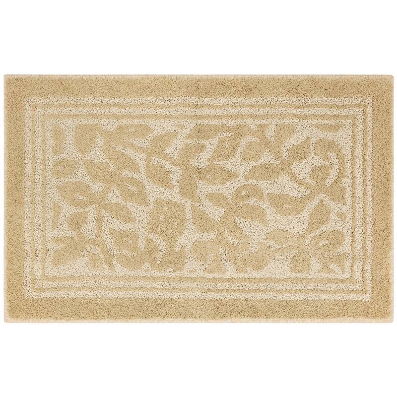 Mohawk Home Wellington Botanical Machine Washable Area Rug - Sand - 1' 8" x 2' 10" - Rectangle