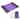 79" x 57" Beach Blanket, Waterproof Picnic Mat for Travel, Hiking Purple