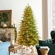 preview thumbnail 19 of 57, Glitzhome 7.5ft/9ft/11ft Pre-Lit Green Full Fir Artificial Christmas Tree with 1800/2450/3200 LEDs Simple Setup