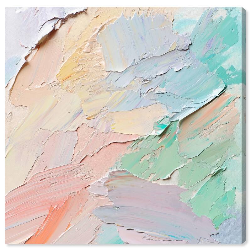Flowing Mousse III Canvas by Art Remedy, Gallery Wrapped - 12" x 12"