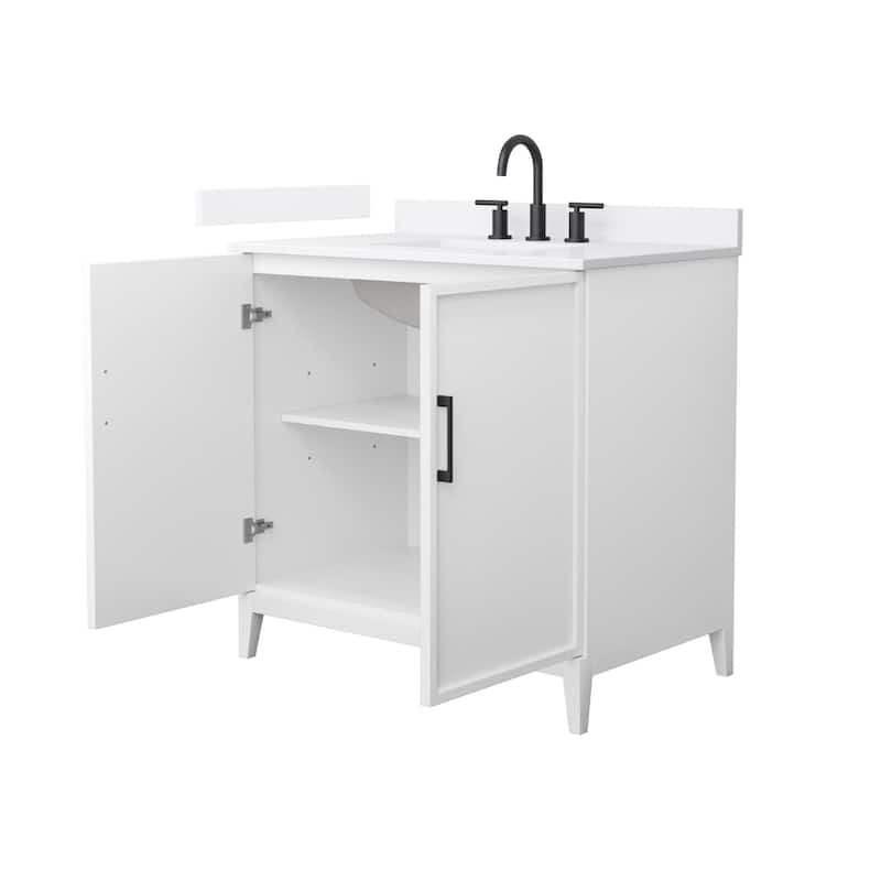 Wyndham Collection WCH717136S-QTZ-US3MXX Elan 36" Free Standing Single