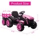 preview thumbnail 2 of 26, Kids Ride On Tractor with Trailer, 12V Battery Powered Electric Kids Car Vehicle Toys - 61.8x27.8x23.6in