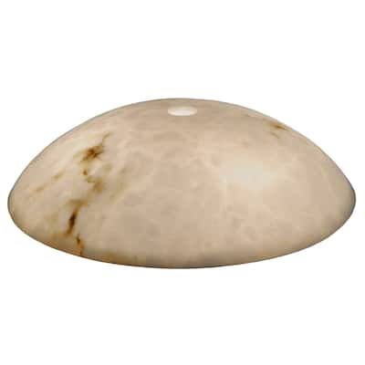 20 In. Wide Corinth White Marble Shade