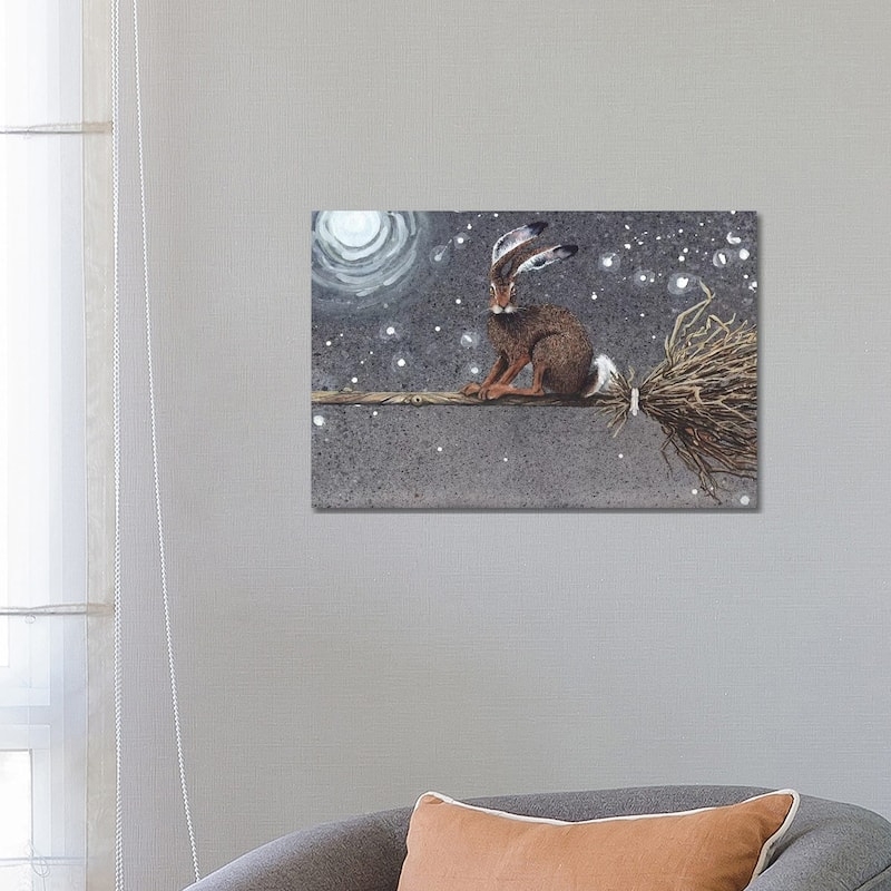 iCanvas "Flyaway Hare" by Maggie Vandewalle Canvas Print - 18x26x1.5