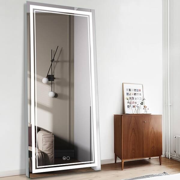 slide 1 of 34, Smart LED Anti-fog Bathroom Vanity Mirror