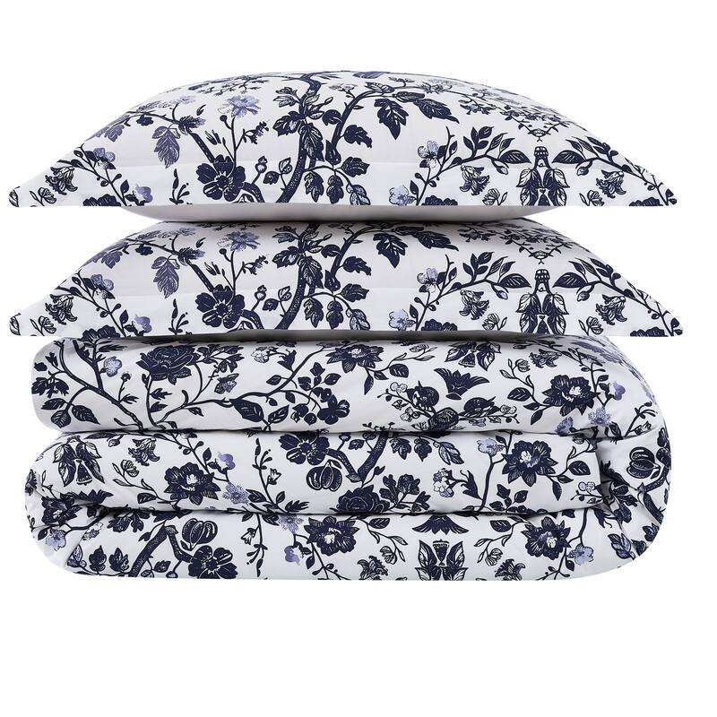 Brooklyn Loom Ava Floral Duvet Cover Set