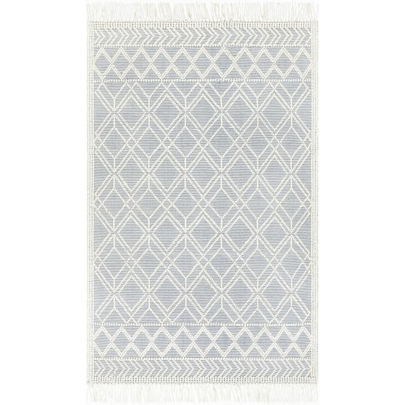 Livabliss Casa DeCampo Farmhouse Diamond Area Rug