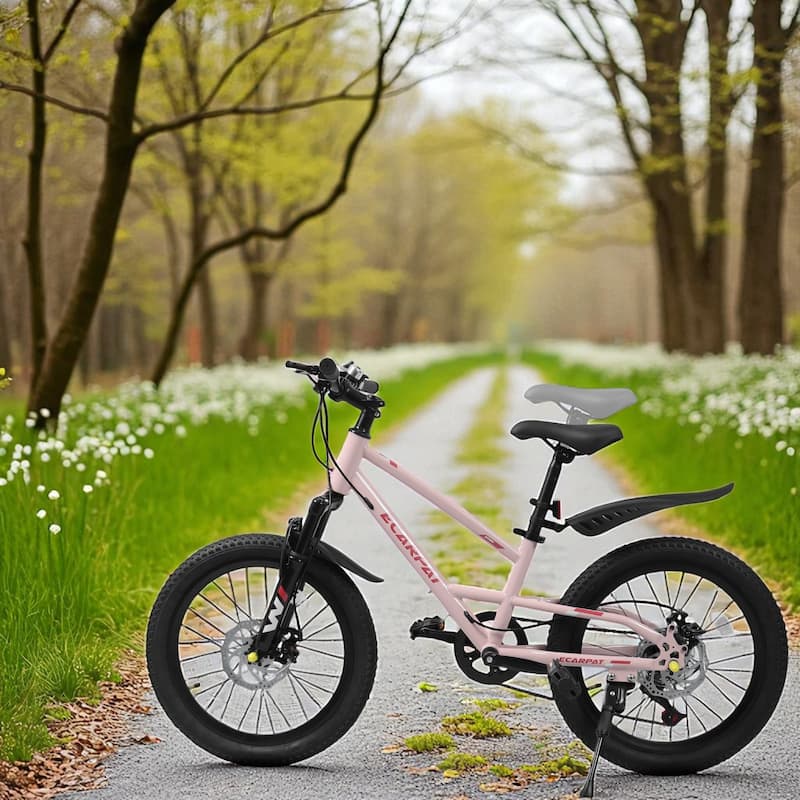 20 Inch Kids Mountain Bike with Front Suspension, 7-Speed, Steel Frame, Boys & Girls Ages 6-12
