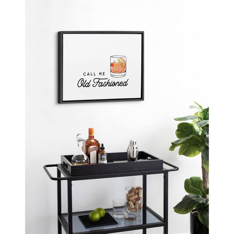 Kate and Laurel Sylvie Call Me Old Canvas by The Creative Bunch Studio