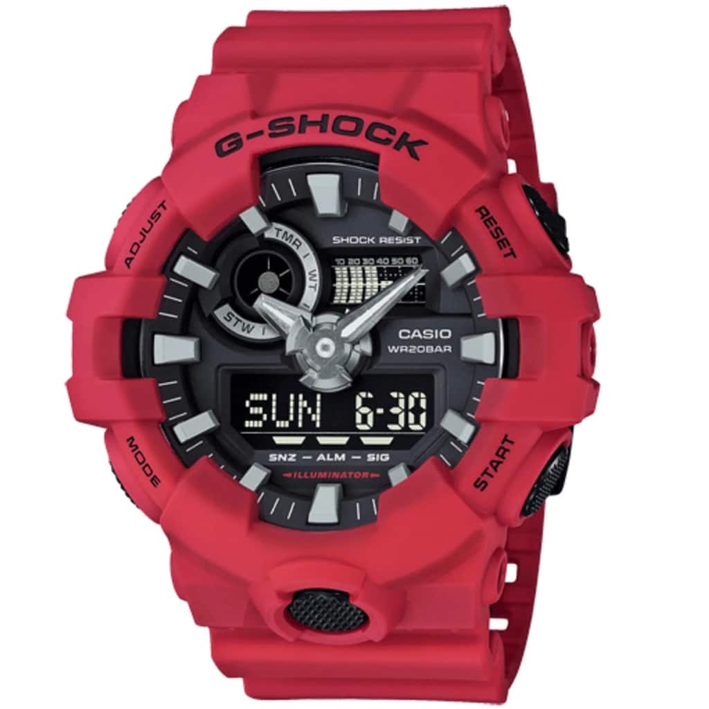 Casio Men's G-Shock GA-700 Series Black Dial Watch - GA700-4A - 6 (36)