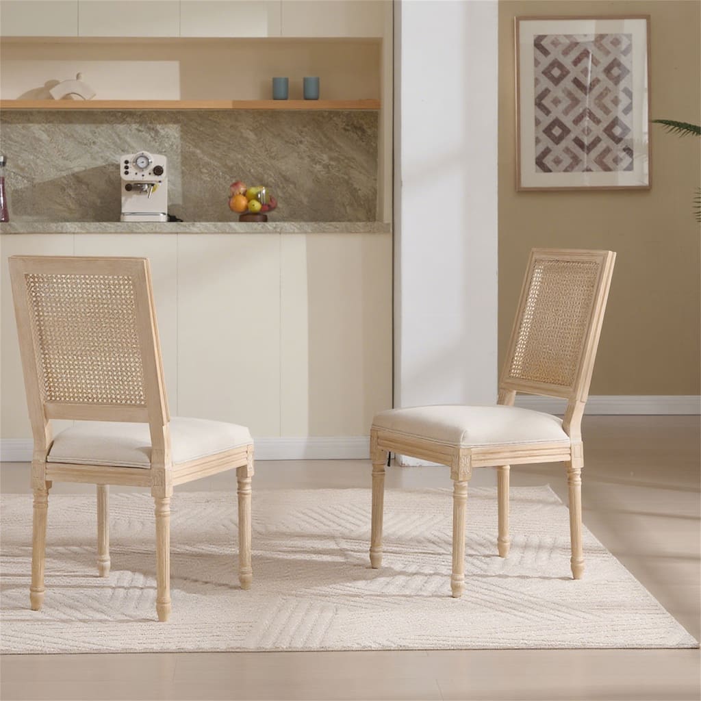 Set of 2 French Country Dining Chairs