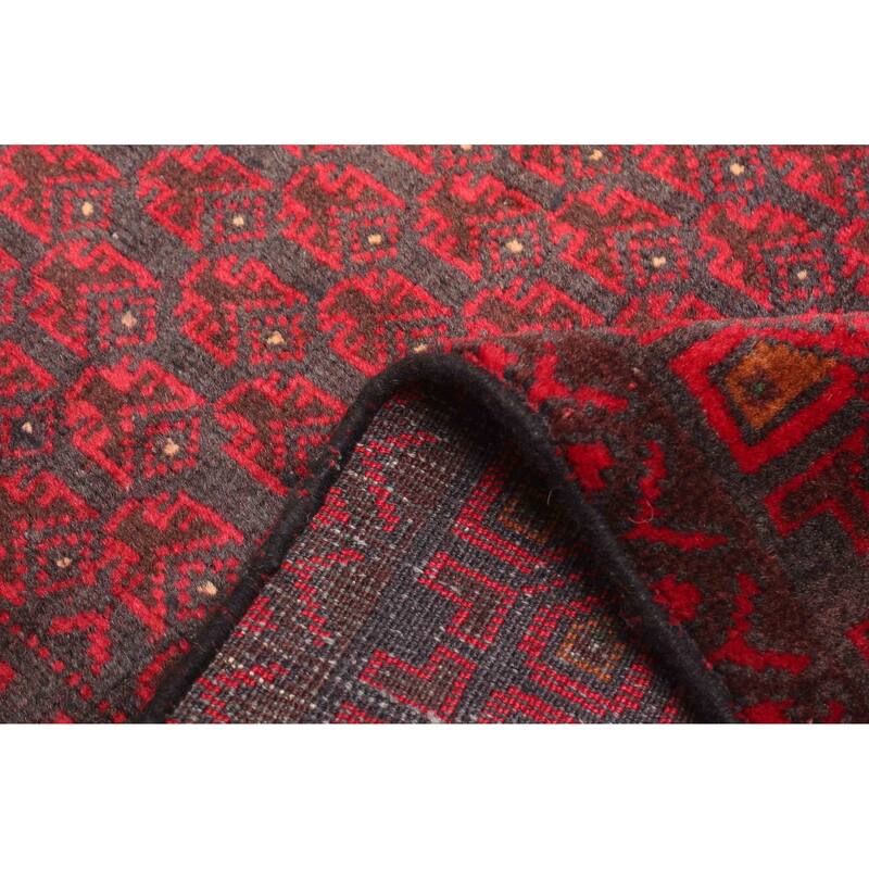 ECARPETGALLERY Hand-knotted Teimani Dark Grey Wool Rug - 2'9 x 4'6