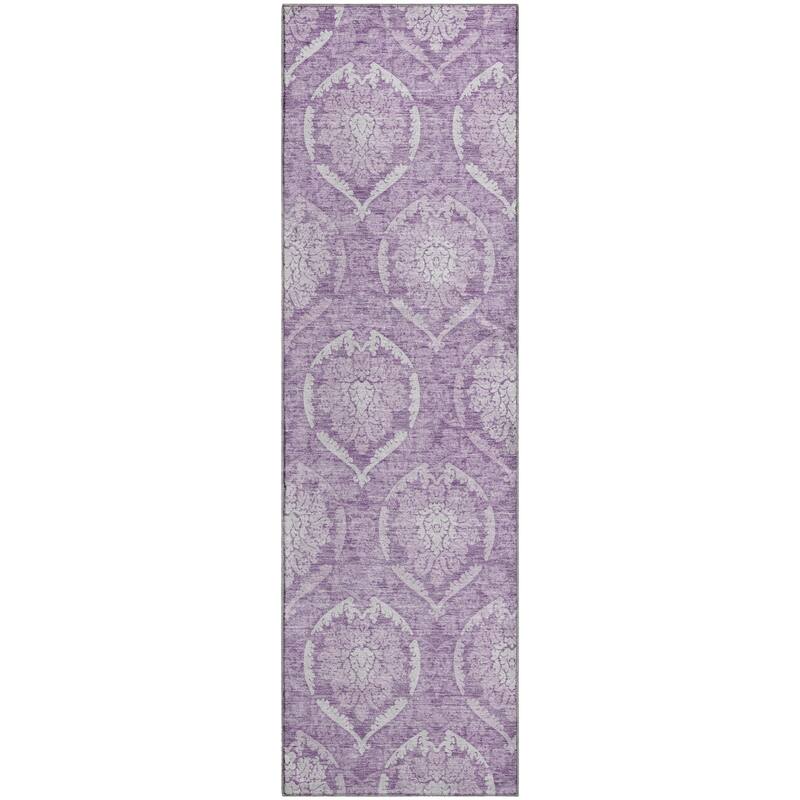 Premium Washable Super Soft Damask Imprints Mayfield Rug