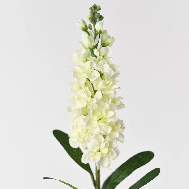Silk Decorative Artificial Violet(Pack of 1 Branch)